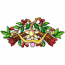 Flowers Embroidery Design 3